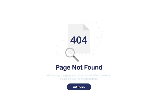 بررسی صفحات 404